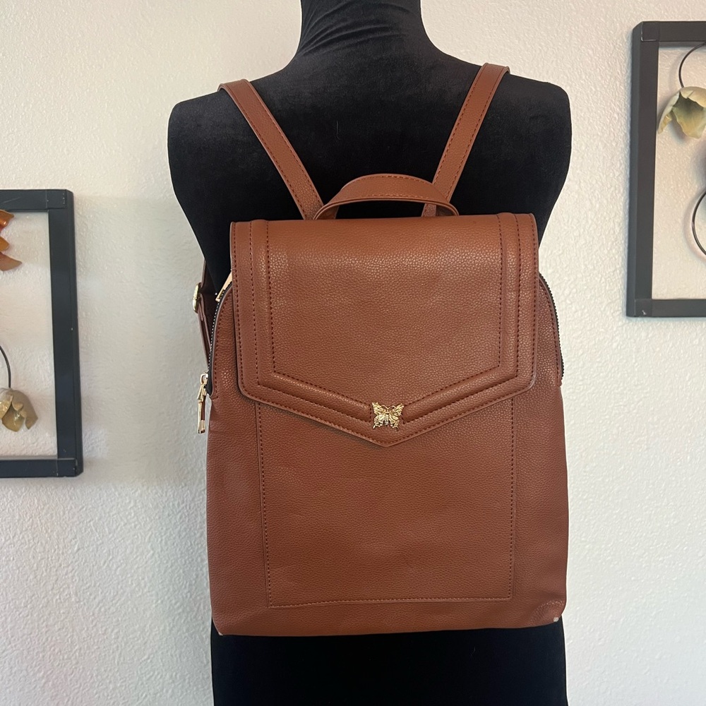 Brown Backpack Purse